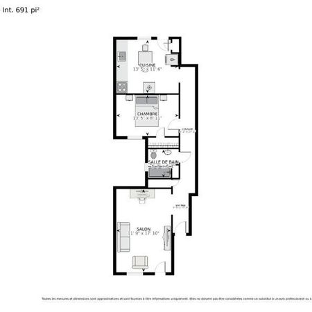 3 1/2 - Montréal (Ahuntsic) - 1 300 $/mois - Photo 4