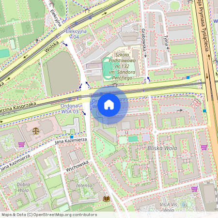 Warszawa, Wola, Wola, Odolany, Marcina, Kasprzaka