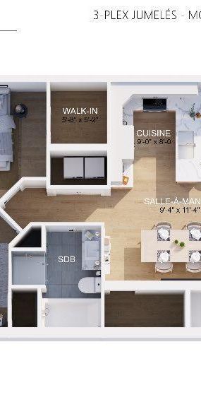 NEUF Secteur Ste-Roses à Laval 4-1/2 - Photo 2