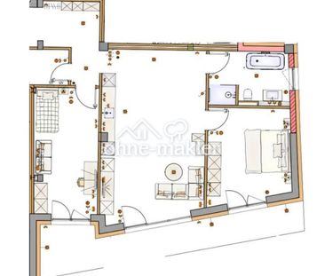 Erstbezug! 3 Zimmer Wohnung, Einbauküche, Tageslichtbad (Badewanne)... - Foto 1