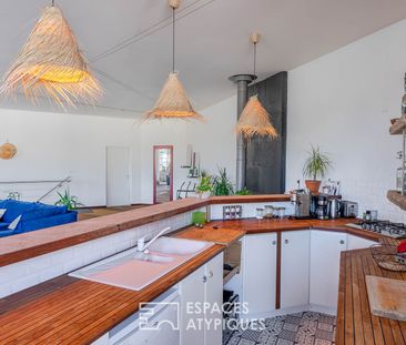 Bel appartement en duplex aux volumes généreux dans le bourg de Indre - Photo 6