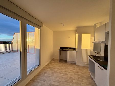 COLOMBELLES CAEN NORD EST - A LOUER EN RESIDENCE NEUVE T2 45m² AVEC BALCON ET PARKING - Photo 5