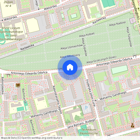 mazowieckie, Antoniego Edwarda Odyńca, Mokotów, Warszawa