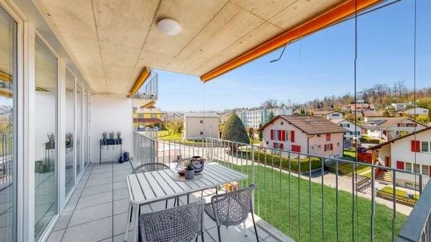 Wohlfühloase in Schmitten 3.5-Zimmerwohnung! - Foto 1