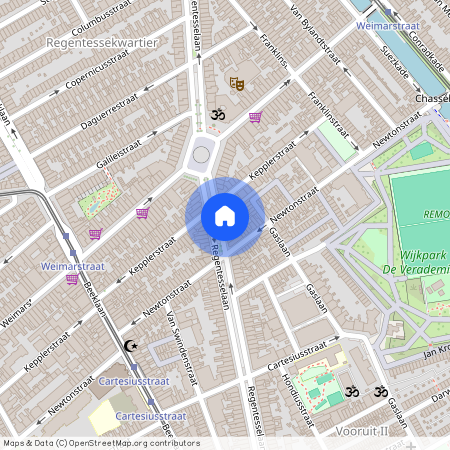 Koningsplein en omgeving, 2562 EE, Regentesselaan, Den Haag