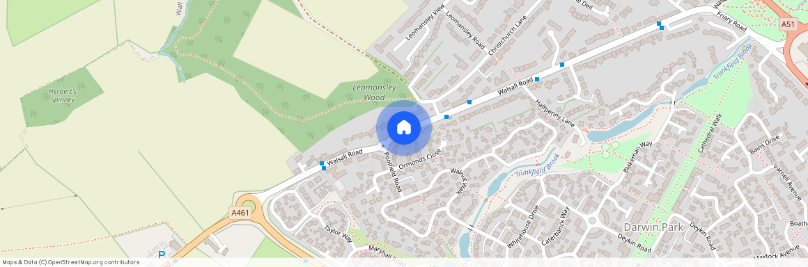 Walsall Road, Lichfield, WS13 8AE