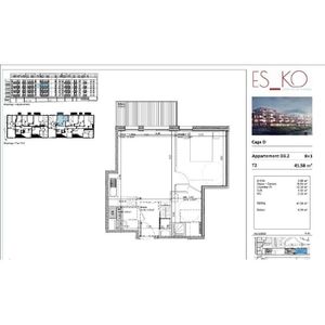 Location Appartement 2 pièces 41m² VALENCIENNES 59300 - Photo 3