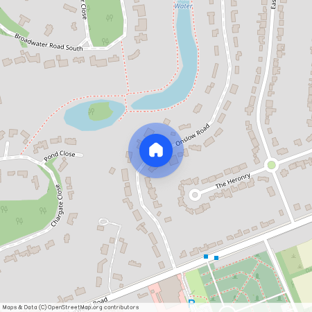 Onslow Road, Hersham, Walton-on-Thames, Surrey KT12