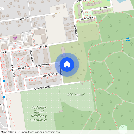 ul. Ossolińskich, Łabędy, Gliwice, śląskie