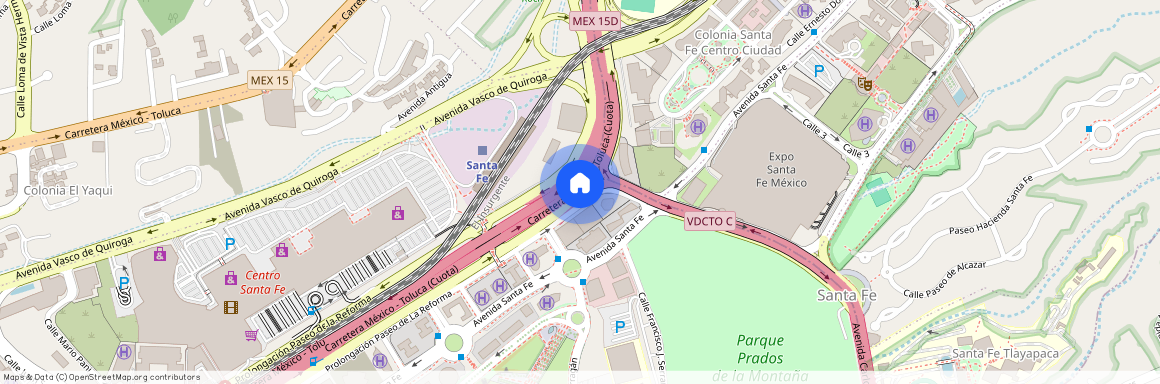 Paseo de la reforma, Colonia Santa Fe Cuajimalpa, C.P. 05348, Df / Cdmx