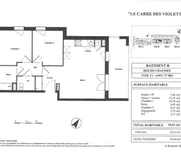 Location appartement 3 pièces - 54.61m² à Aucamville (31140) - Photo 5