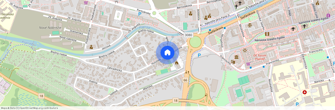 Huszova, Poprad, okres Poprad