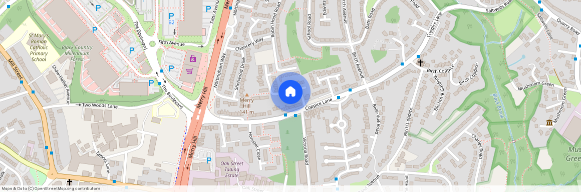 James Dee Close, Brierley Hill