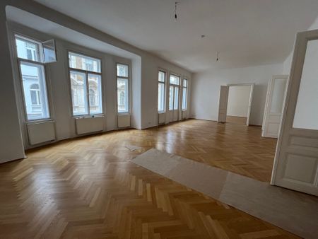 Prachtvolle 6-Zimmer-Altbauwohnung nahe Rochusmarkt - unbefristet zu mieten in 1030 Wien - Foto 3