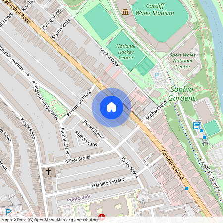 Cwrt Soffia, 53 Cathedral Road, Pontcanna, Cardiff, CF11