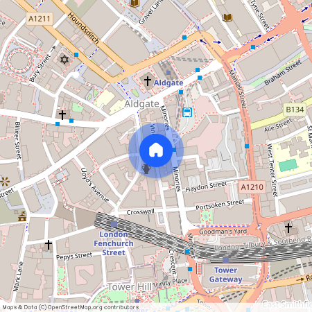 Vine Street, Minories, EC3N