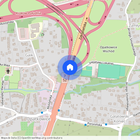 ul. Zakopiańska, Jugowice, Swoszowice, Kraków, małopolskie