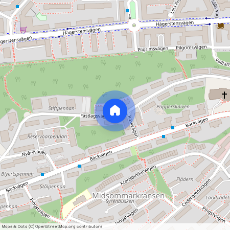 Fastlagsvägen, Hägersten