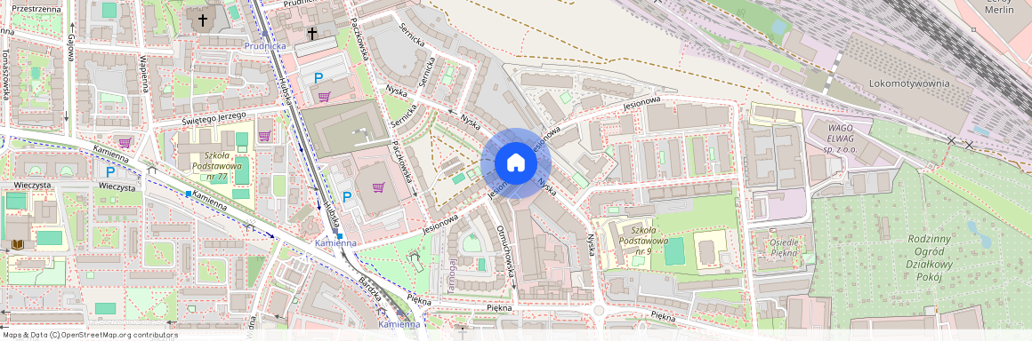 ul. Jesionowa, Tarnogaj, Krzyki, Wrocław, dolnośląskie