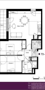 Appartement à louer 3 pièces 65.76m² - Photo 4