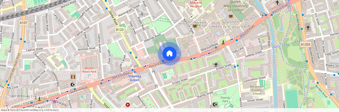 Mile End Road, Mile End, E1