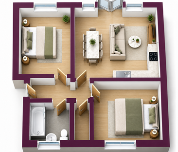2 bedroom apartment to rent - Photo 3