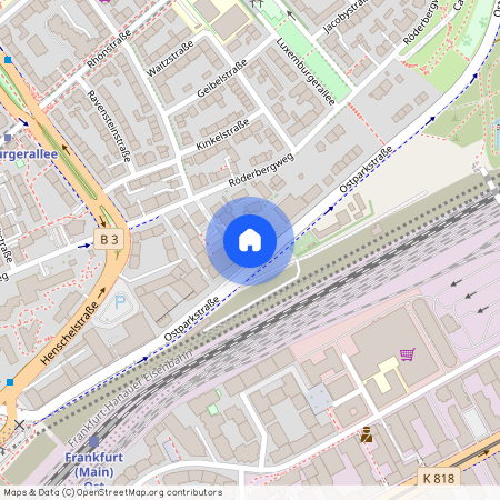 Ostparkstraße 45, 60385 Frankfurt am Main - Ostend