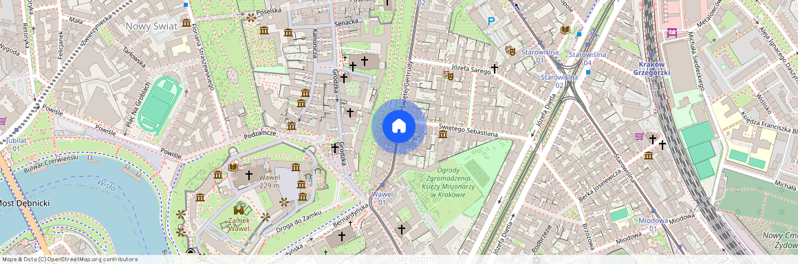 ul. św. Gertrudy, Stradom, Stare Miasto, Kraków, małopolskie