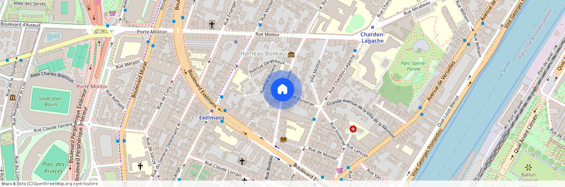 Paris XVIᵉ – rue Boileau.