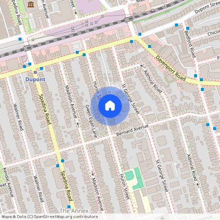 605 Huron Street Unit# Main, Toronto