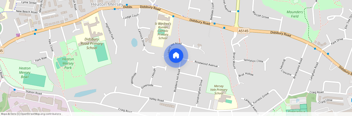 Boddens Hill Road, Heaton Mersey, Stockport, SK4 2DG