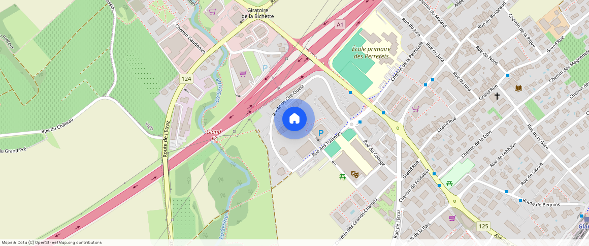 Route de Cité-Ouest **, 1196, Gland