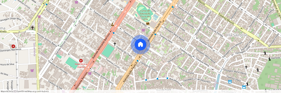 Avenida João Paulo II - até 527/528, Marco, Belém, PA, 66095491
