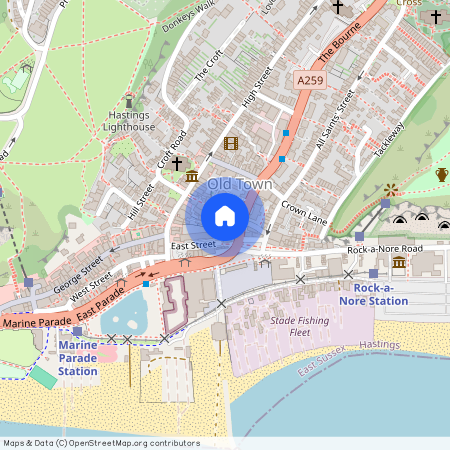 Winding Street, Hastings, TN34