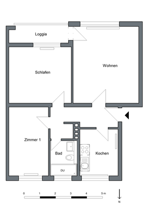 Wird exklusiv modernisiert: Erdgeschoss-Wohnung in Detmerode - Foto 1