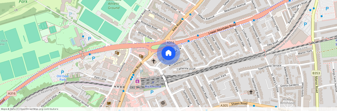 St. Johns Road, Richmond, TW9, London