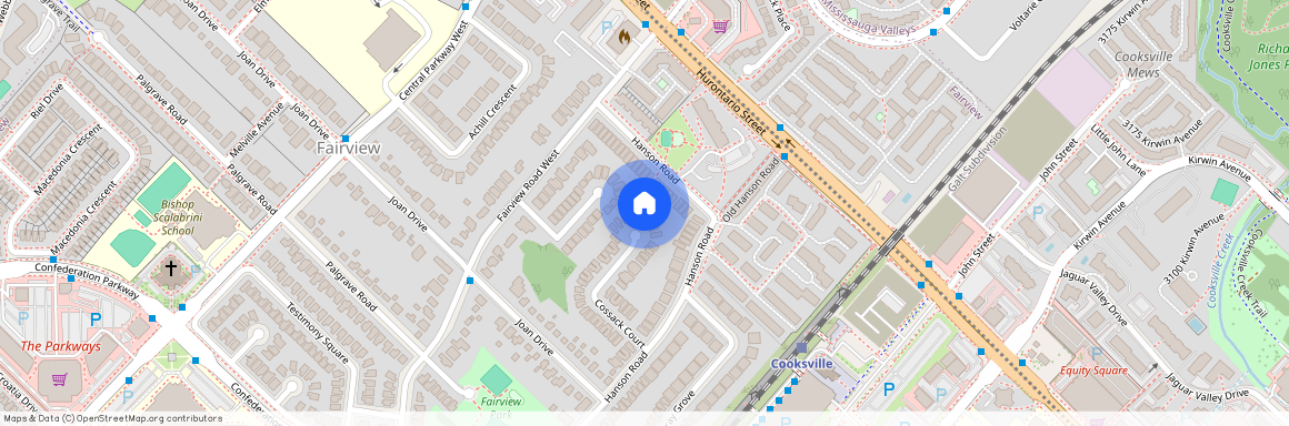 306 Cossack Crescent #MAIN AND UPPER, Mississauga, Fairview