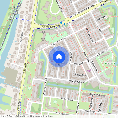 Populierenbuurt, 1185 LA, Maluslaan, Amstelveen