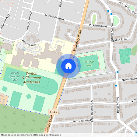 Boundary Rd, Ensbury Park, Bournemouth, BH10