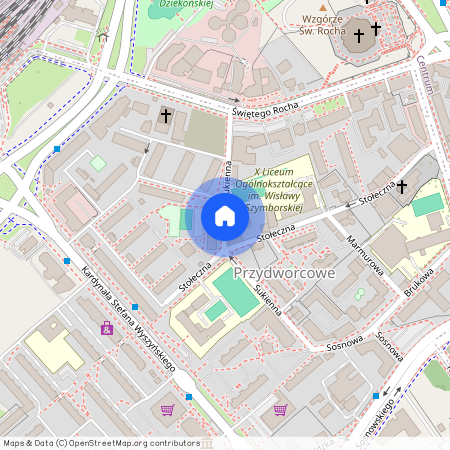 Przydworcowe, Sukienna, Białystok