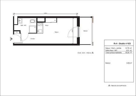 Location Appartement 1 pièce 18m² NIMES 30000 - Photo 4