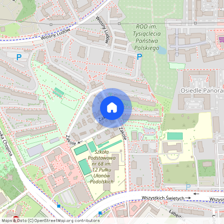 ul. Zakole, Arkońskie-Niemierzyn, Zachód, Szczecin, zachodniopomorskie