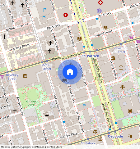 ** St Patrick Street #512, Toronto, University