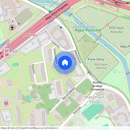 ul. Gwiaździsta, Marymont-Potok, Żoliborz, Warszawa, mazowieckie