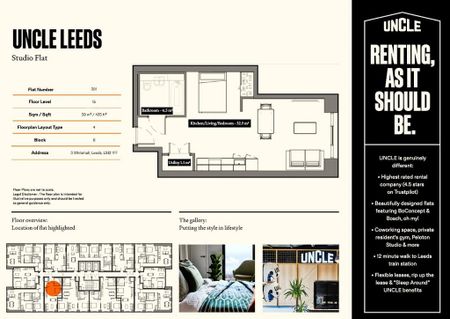 Studio to rent - Photo 3