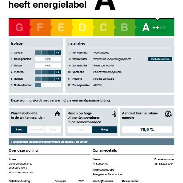 Eendrachtlaan 34 E, 3526 LB Utrecht - Foto 1