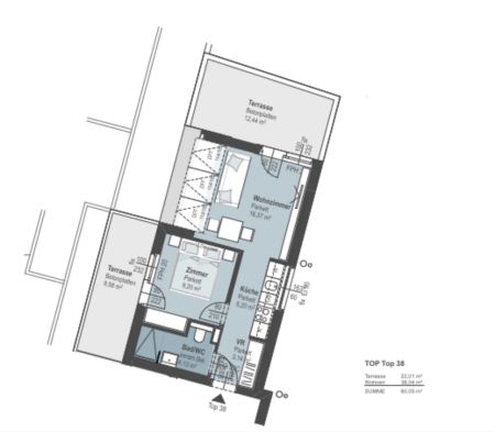 ALLEIN ODER ZU ZWEIT - LICHTDURCHFLUTETE DACHGESCHOSSWOHNUNG MIT ZWEI TERRASSEN - TEILKLIMATISIERT - Foto 5