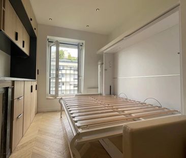 Studio meublé avec balcon, rénové par architecte - Photo 5