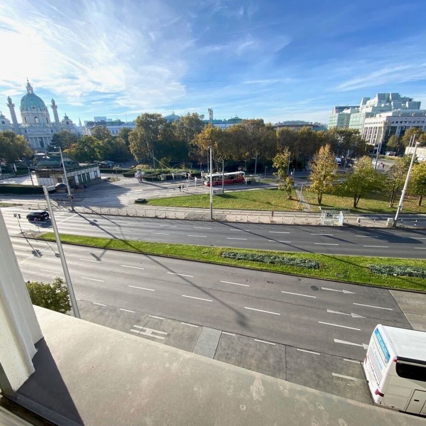 3-Zimmer-Wohung im Herzen Wiens mit Blick auf die Karlskirche - zu mieten in 1010 Wien - Photo 1