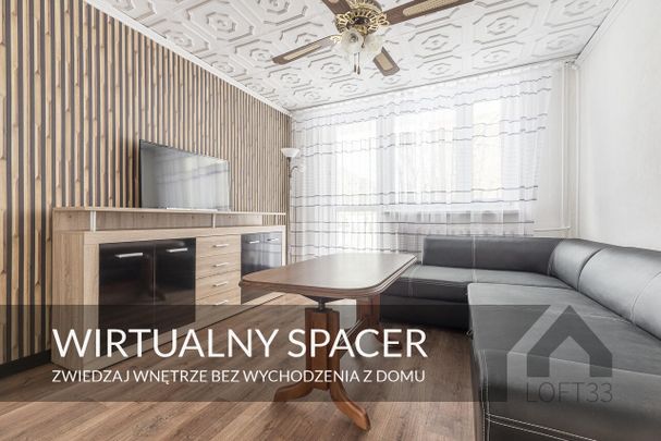 Wyposażone trzypokojowe mieszkanie na parterze w Libiążu | Spacer 3D - Photo 1